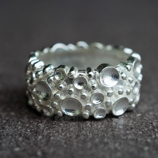 Wild About Droplet Silver Ring