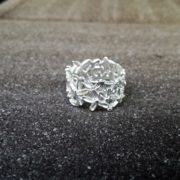 Wild About flower band ring