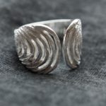 Wild About Sand Wave Silver Ring