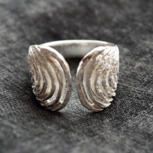 Sand Wave Silver Ring